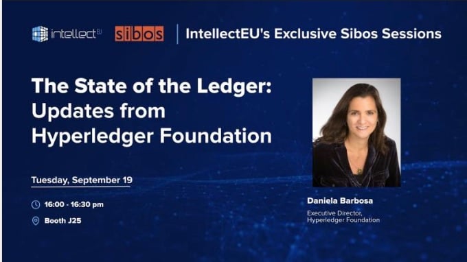 Daniela Barbosa @Sibos with Intellect EU