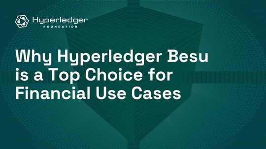 Why Hyperledger Besu is a Top Choice for Financial Use Cases 