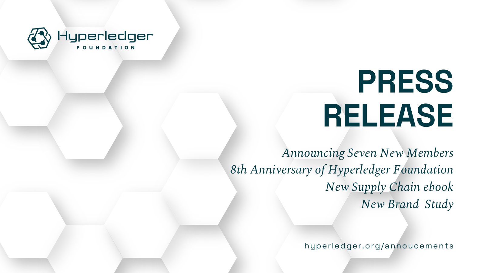 Hyperledger Foundation Welcomes Seven New Members
