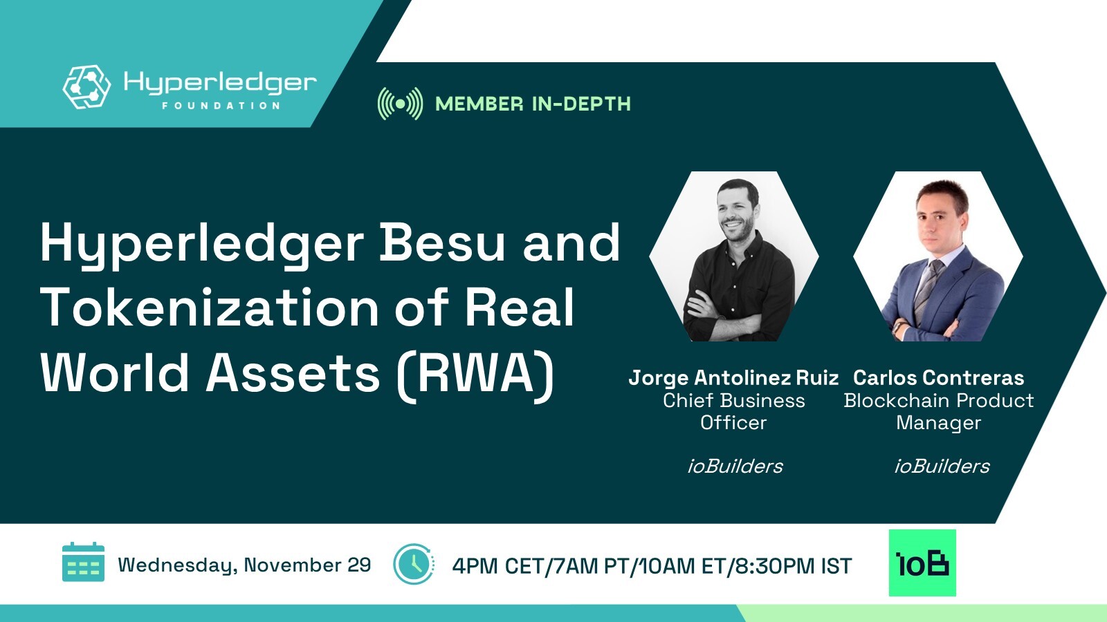 Hyperledger In-depth with ioBuilders: Hyperledger Besu and Tokenization of Real World Assets (RWA)