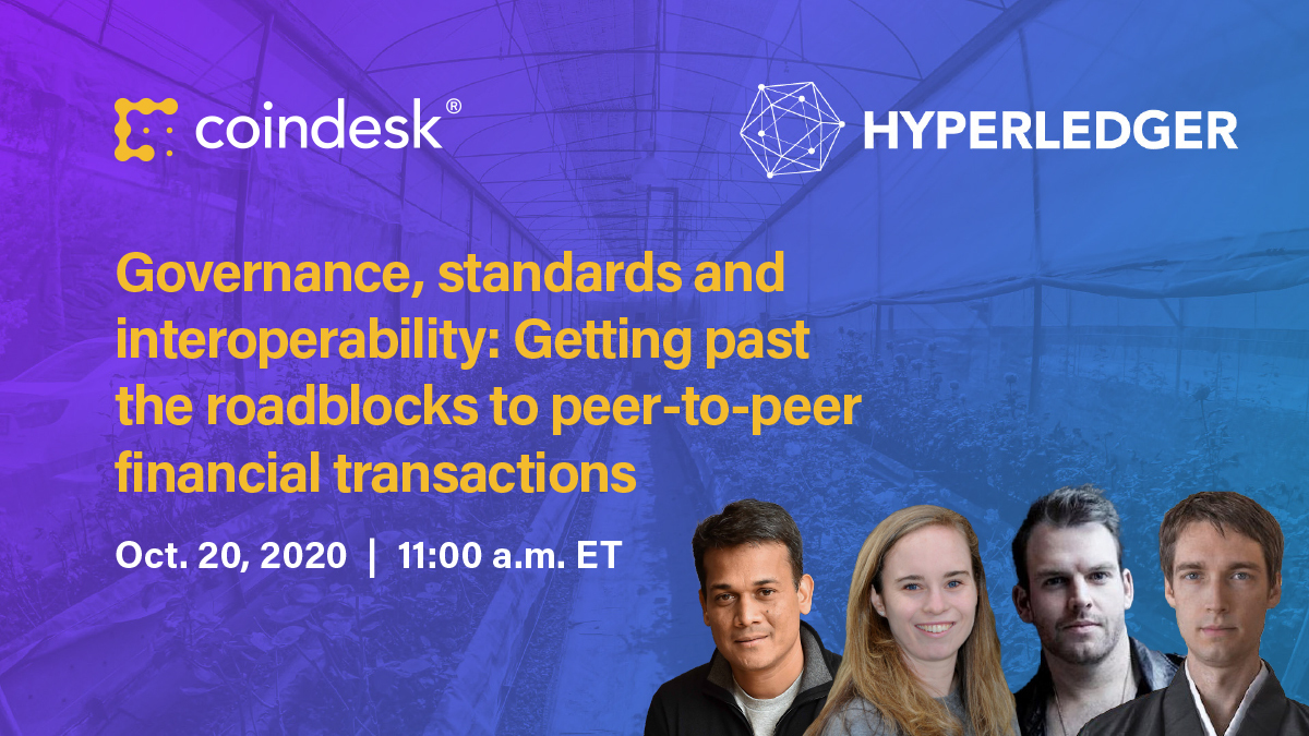 Webinar: Governance, standards and interoperability: Getting past the roadblocks to peer-to-peer financial transactions
