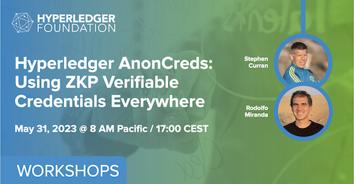Hyperledger AnonCreds Workshop: Using ZKP Verifiable Credentials Everywhere