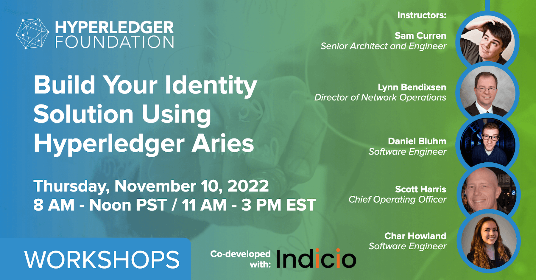 FREE WORKSHOP: Build Your Identity Solution Using Hyperledger Aries