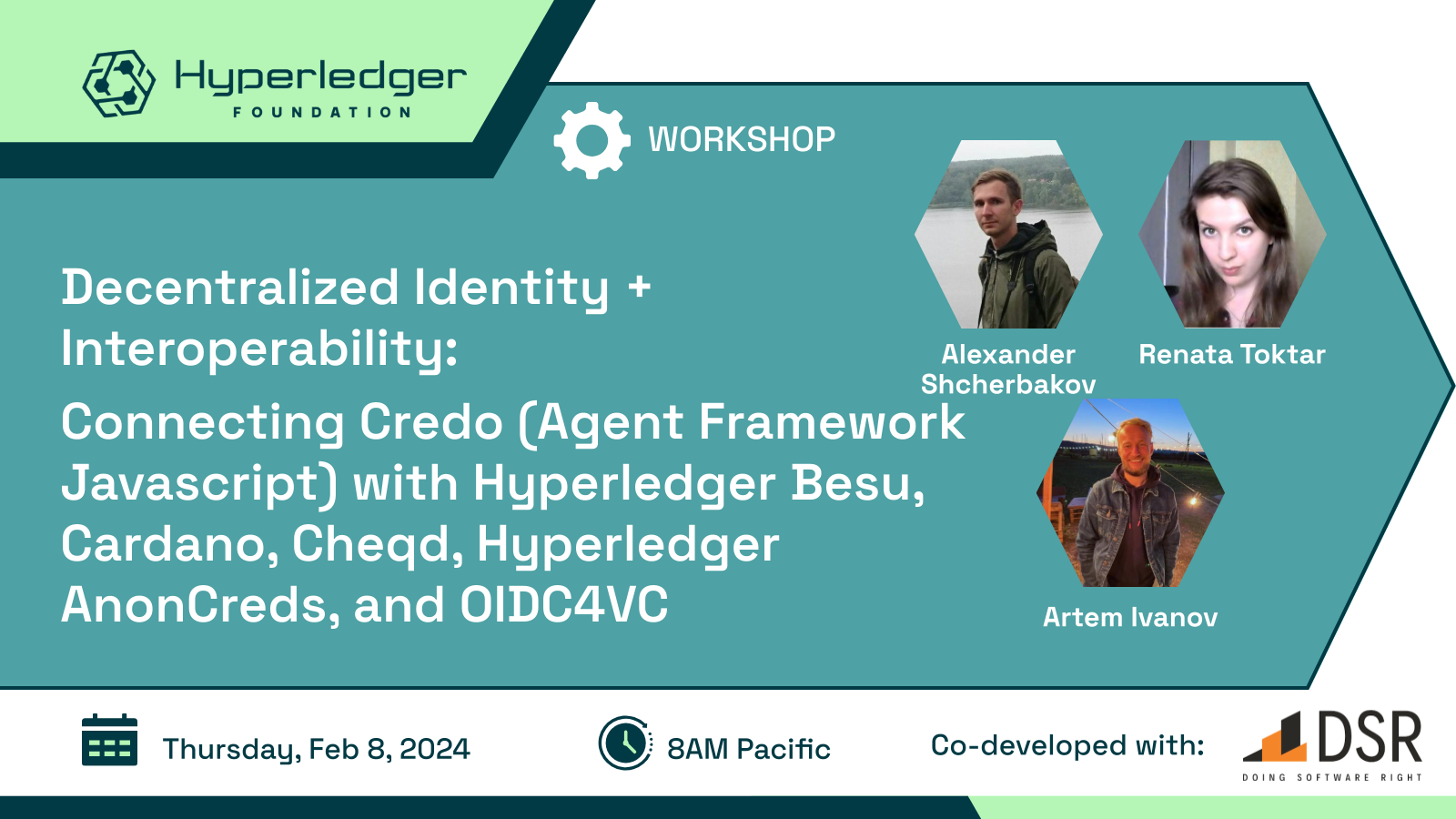 Decentralized Identity + Interoperability: Connecting Credo (Agent Framework Javascript) with Hyperledger Besu, Cardano, Cheqd, Hyperledger AnonCreds, and OIDC4VC