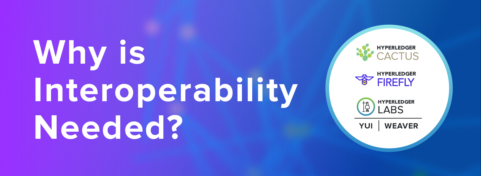 Why is Interoperability Needed?