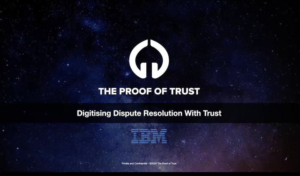 Digitising Dispute Resolution with Trust
