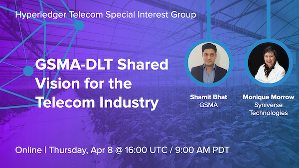 GSMA-DLT Shared Vision for the Telecom Industry